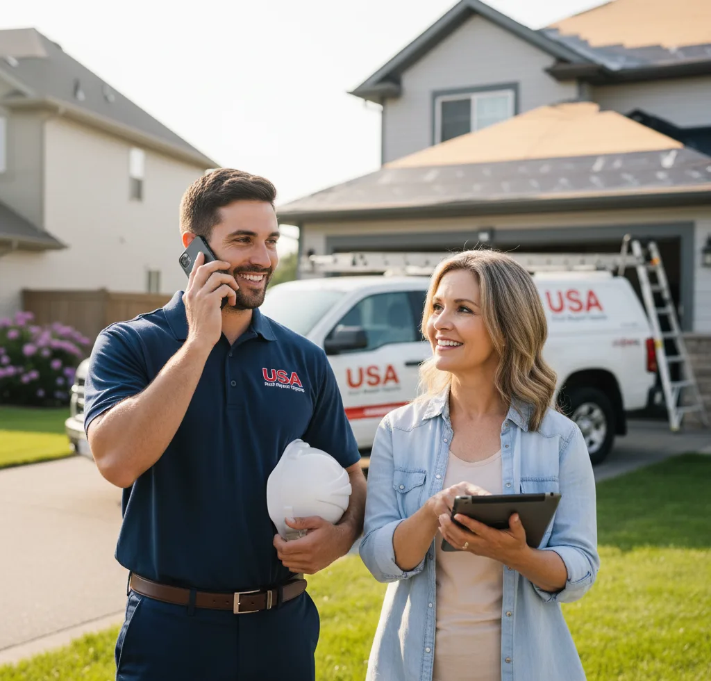 USA Roof Repair Experts customer support in Forest